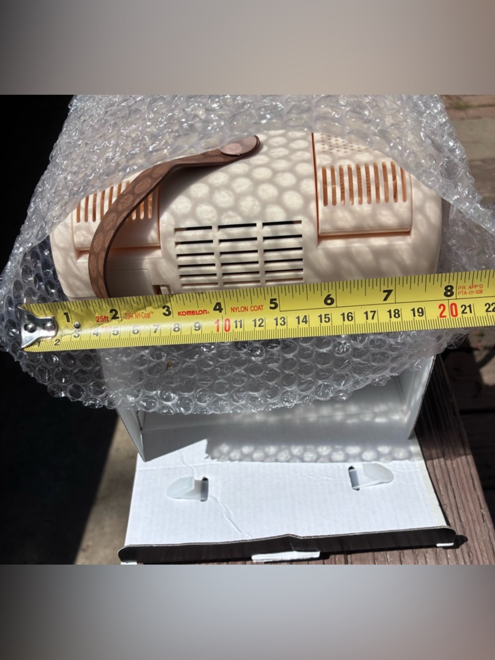 Portable Shoe Dryer & Warmer - Cream/Brown - Picture 12 of 13